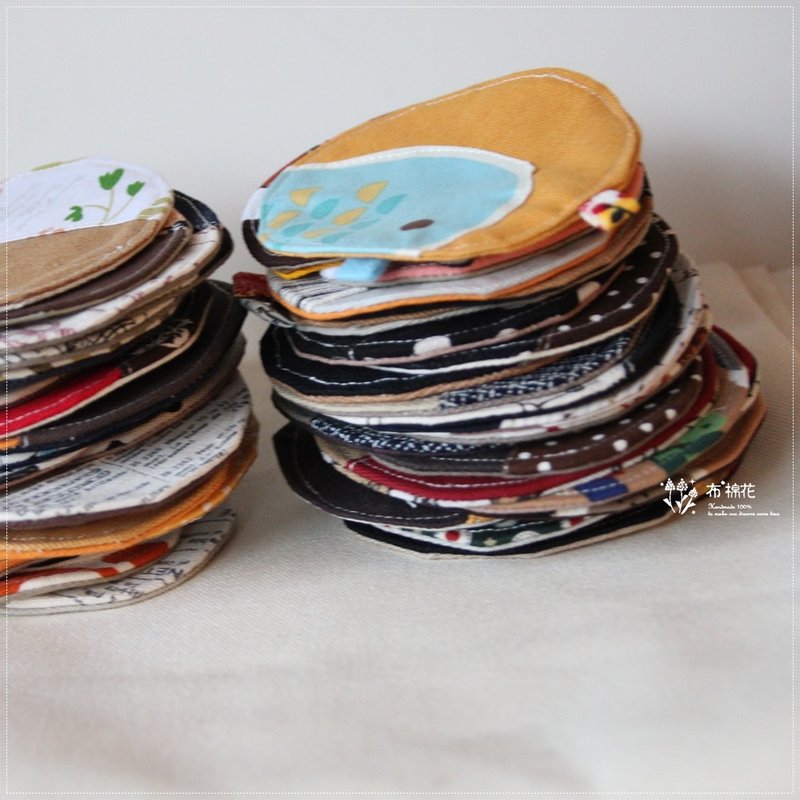 独一无二 帆布杯垫  不挑款 - 摆饰 - 羊毛 多色