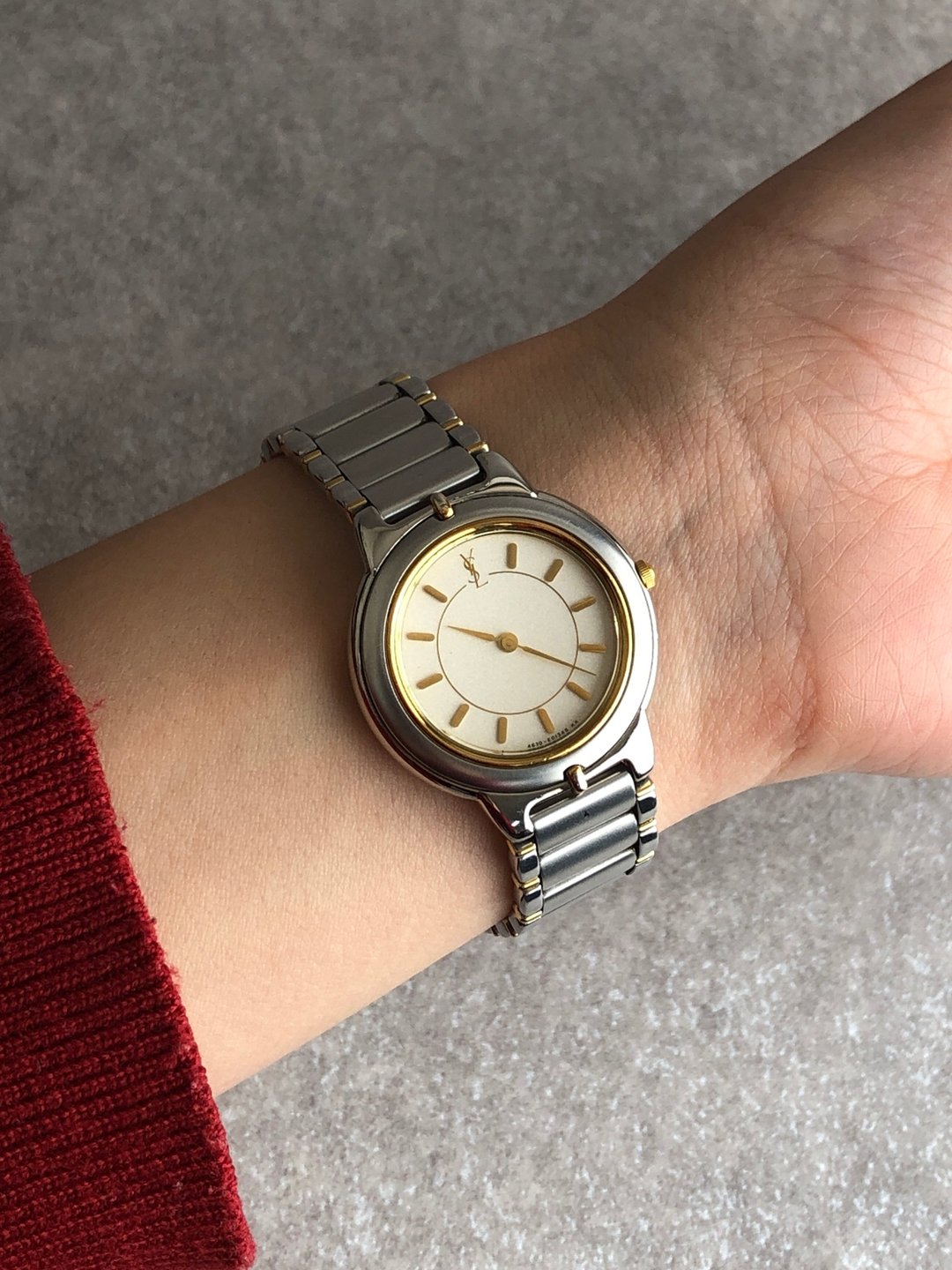 【VintageShop solo 日本直送中古包专卖店】Yves Saint Laurent 腕表 银色 YSL 不锈钢 4625 E67269TA bbd37f - 女表 - 不锈钢 银色