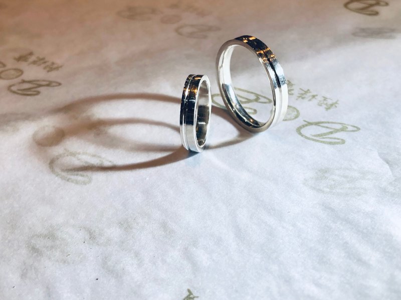 环环相扣戒指/对戒/进阶/双人体验方案 - 金工/饰品 - 纯银 