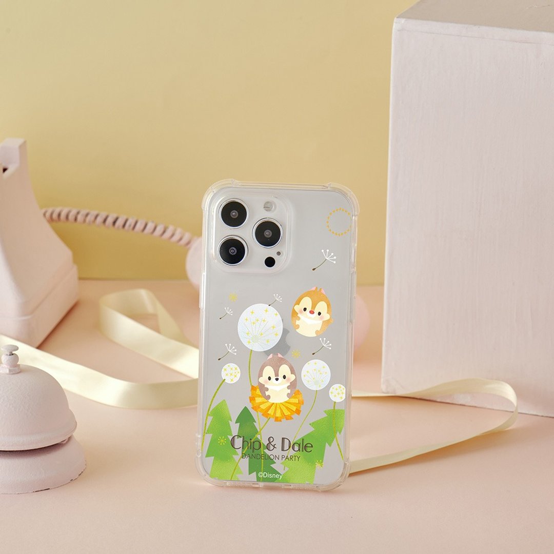 Disney Ufufy系列-奇奇与蒂蒂的蒲公英全气囊防摔iPhone手机壳 - 手机壳/手机套 - 硅胶 多色
