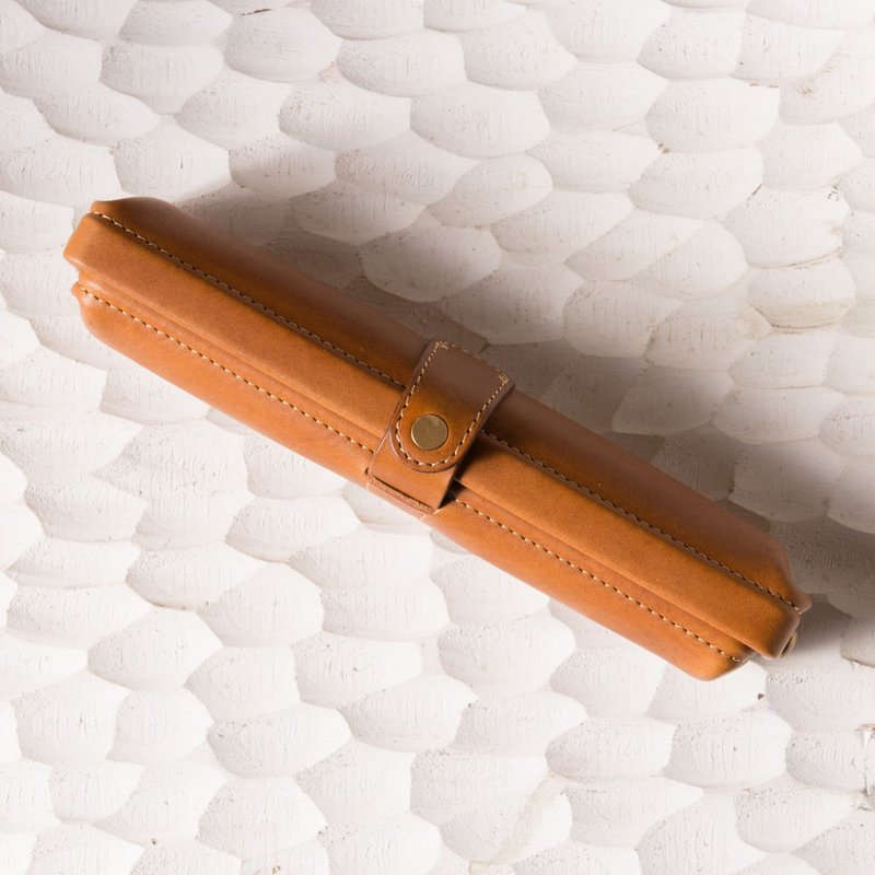 意大利皮革笔袋 Paka-pen XS 【入学贺礼】【就职贺礼】【可定制化礼品】 - 铅笔盒/笔袋 - 真皮 