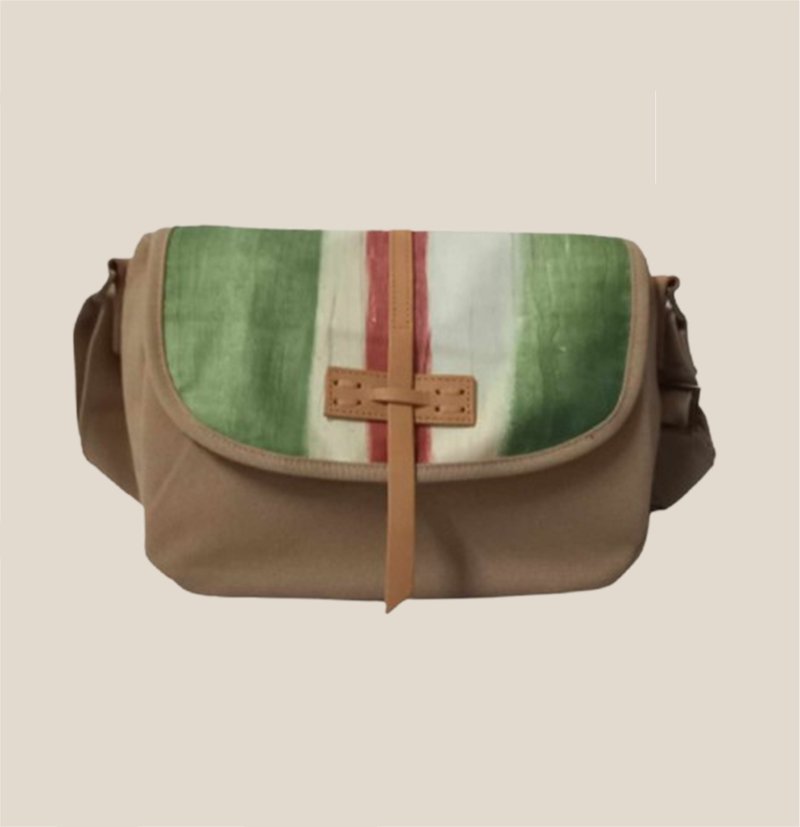 Bala Minimal 款 斜背包 卡其色/绿色 - 皮夹/钱包 - 其他材质 