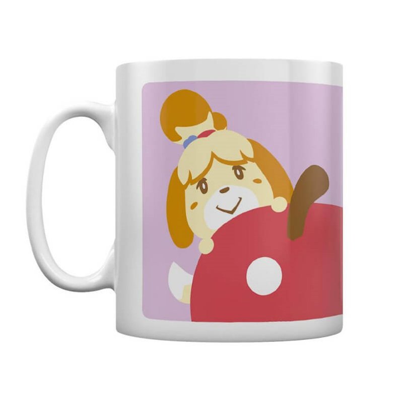 【动物森友会】Animal Crossing 角色方格马克杯 - 咖啡杯/马克杯 - 陶 白色