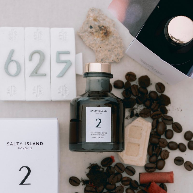 【SALTY ISLAND】东引空气香氛 No.2 神的祝福 - 香薰/精油/线香 - 玻璃 白色