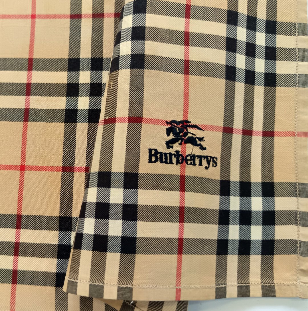 Burberry 复古手帕 口袋巾 Nova Check 17 x 17 英寸 - 手帕/方巾 - 棉 咖啡色