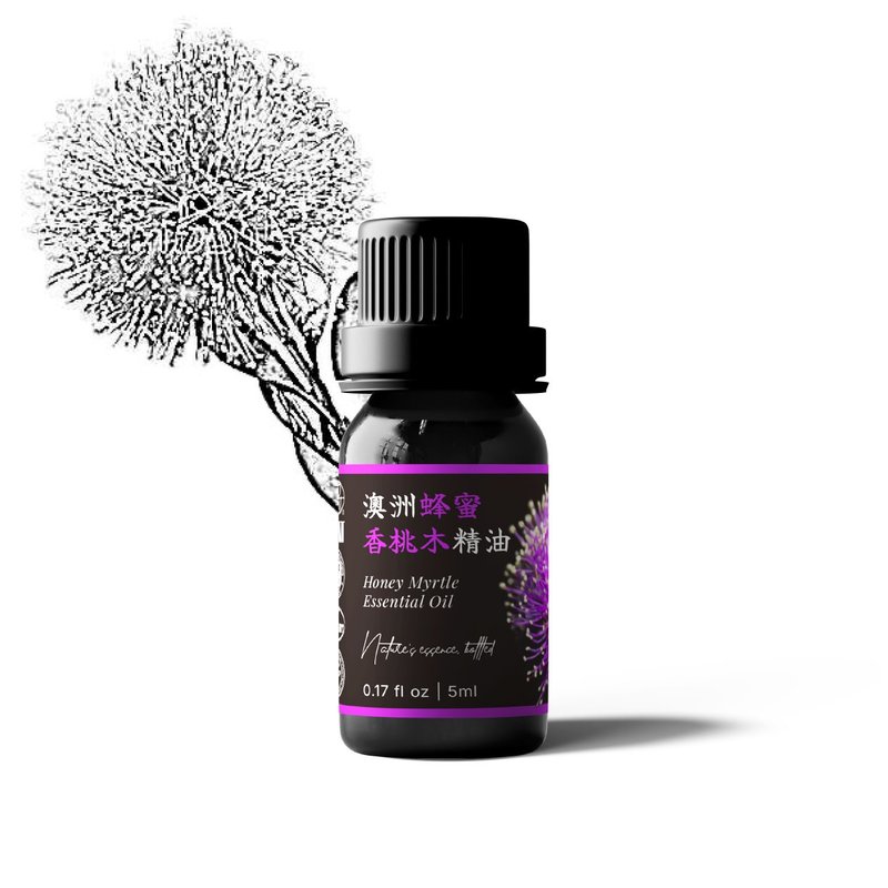 【卡佛香】澳洲蜂蜜香桃木精油 - 香薰/精油/线香 - 玻璃 黑色