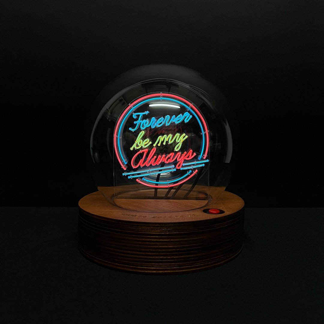 定制化礼物 生日礼物 玻璃球灯 - Led neon light 灯 字句 - 灯具/灯饰 - 玻璃 多色