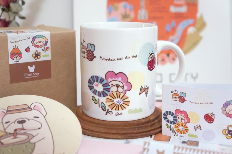 认真挑福袋 - 鬼画福 - 陪你喝咖啡 - 咖啡杯/马克杯 - 陶 白色