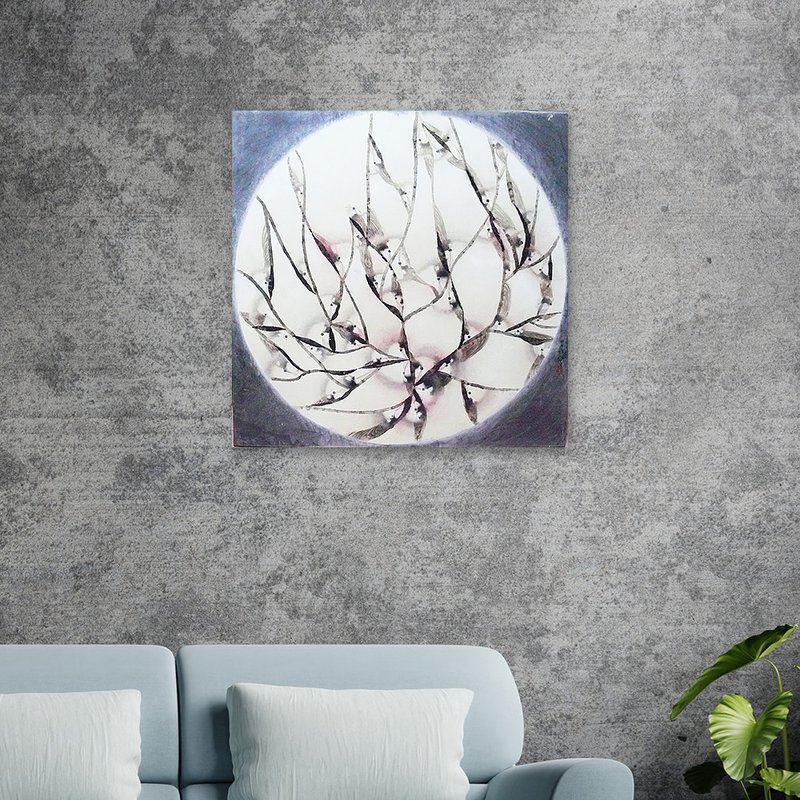 向着__彩墨/手绘/87x87cm - 海报/装饰画/版画 - 纸 灰色