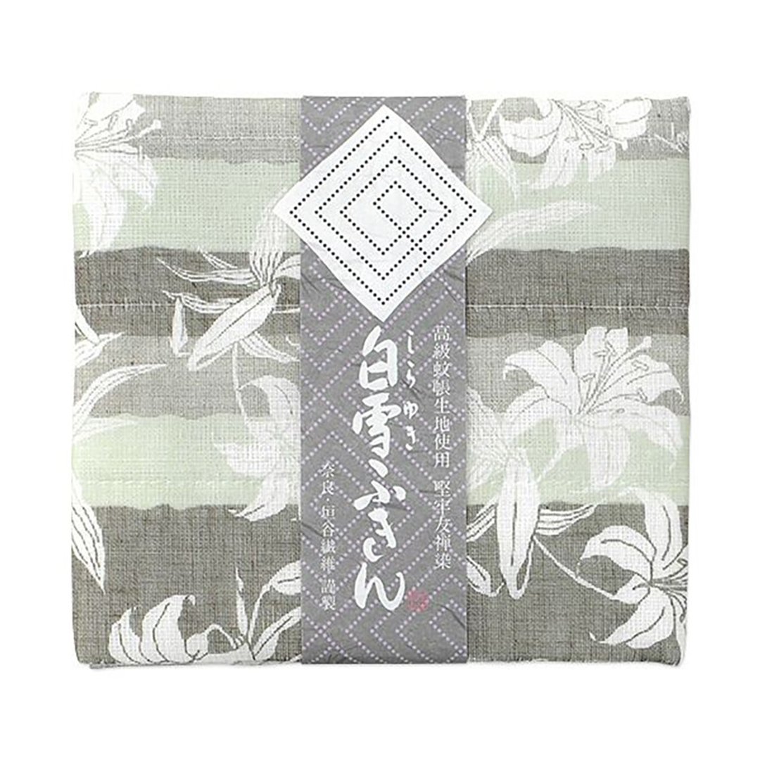 京友禅染万用巾 / 百合绿色 - 餐垫/桌巾 - 棉 绿色