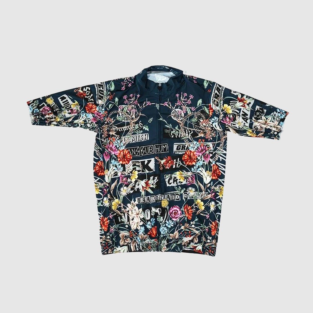 【Ostroy】PUNK FLOWERS JERSEY_短袖车衣_男 - 自行车/周边 - 聚酯纤维 