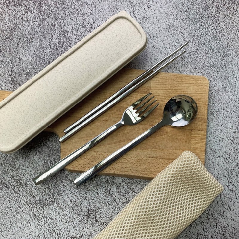 Udo Life.优多生活 ・304不锈钢镜面餐具组 - 餐刀/叉/匙组合 - 其他金属 银色