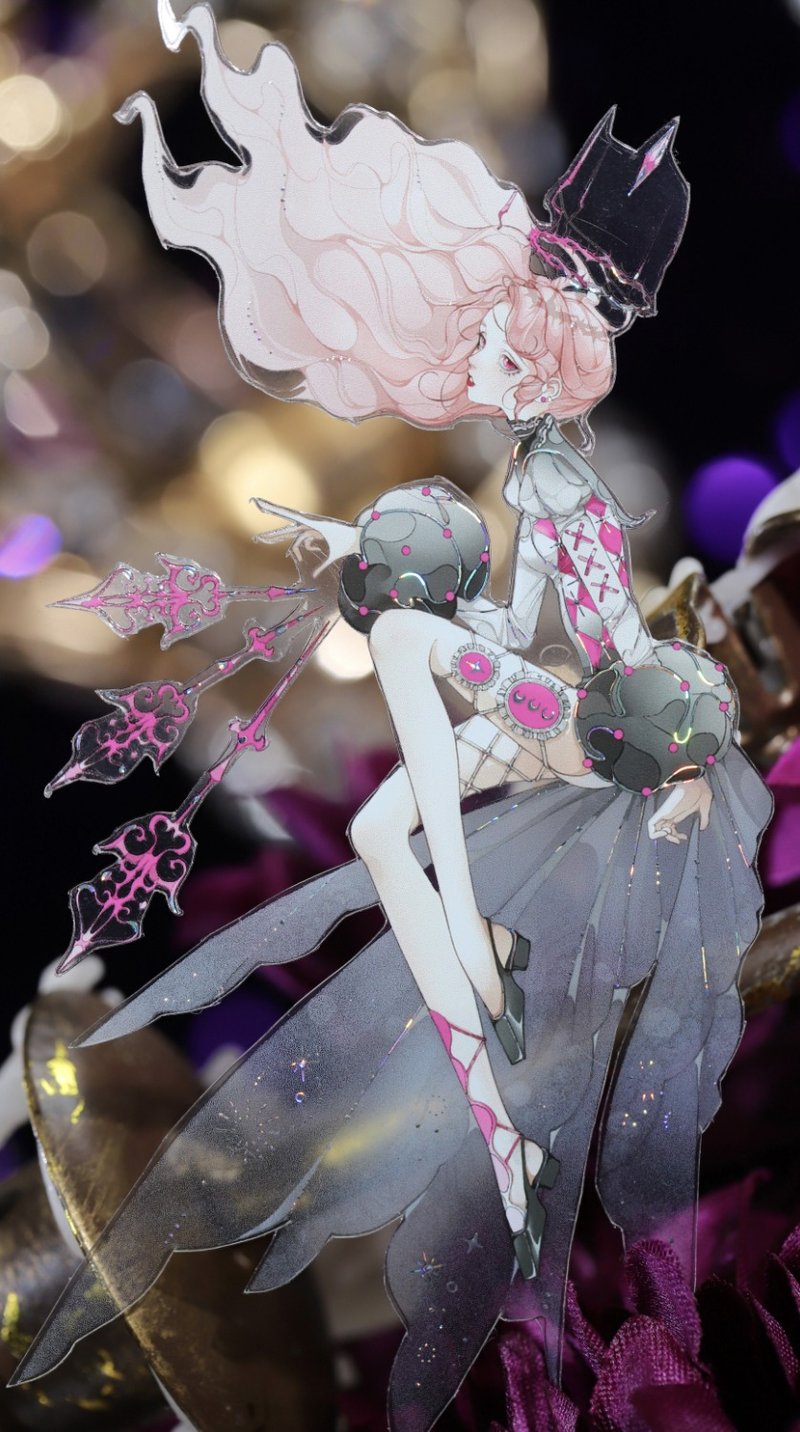 冥钟月 暗黑女王 PET 紙膠帶 貝殼銀 10米卷 - 纸胶带 - 其他材质 多色