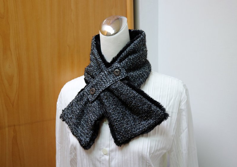 可调式短围巾.scarf 保暖围脖 双面双色 大人.小孩均适用 - 围巾/披肩 - 其他材质 