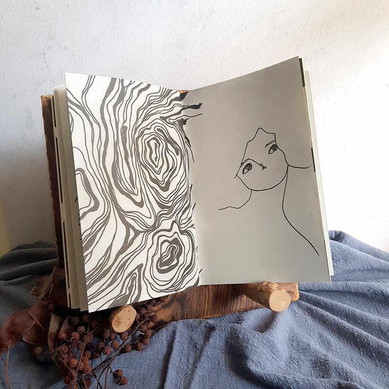 【不讨喜 作品集】 i have nothing to say but  / 独立出版 ZINE - 刊物/书籍 - 纸 灰色