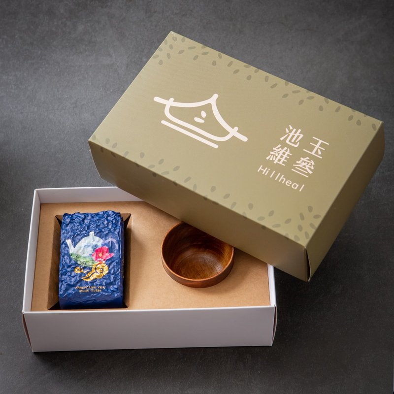 云杉品茗套组【衫林溪高山茶/品茗漆杯】 - 茶 - 其他材质 绿色