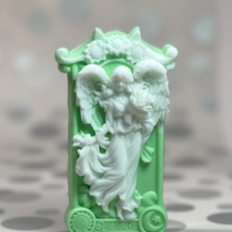 天使/香氛皂 12星座 狮子座 手工皂 可定制颜色/香氛 - 肥皂/手工皂 - 其他材质 白色