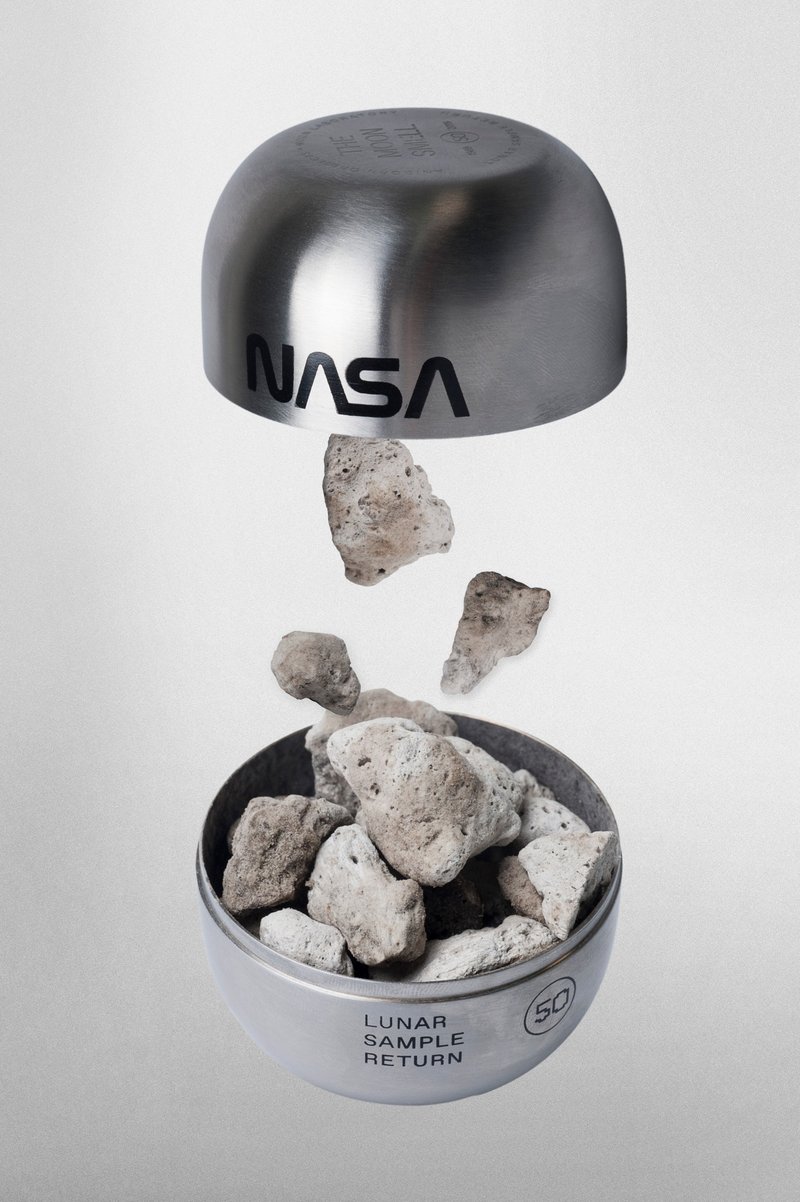 ANICORN - NASA 主题 -The Moon Smell月球气味香氛殒石-登月50周 - 香薰/精油/线香 - 不锈钢 银色