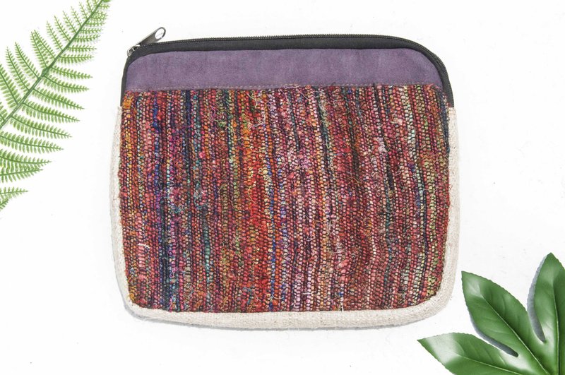 编织笔电包 macbook笔电包 手工织布笔电包 平板电脑套-纱丽线 - 平板/电脑保护壳 - 棉．麻 多色