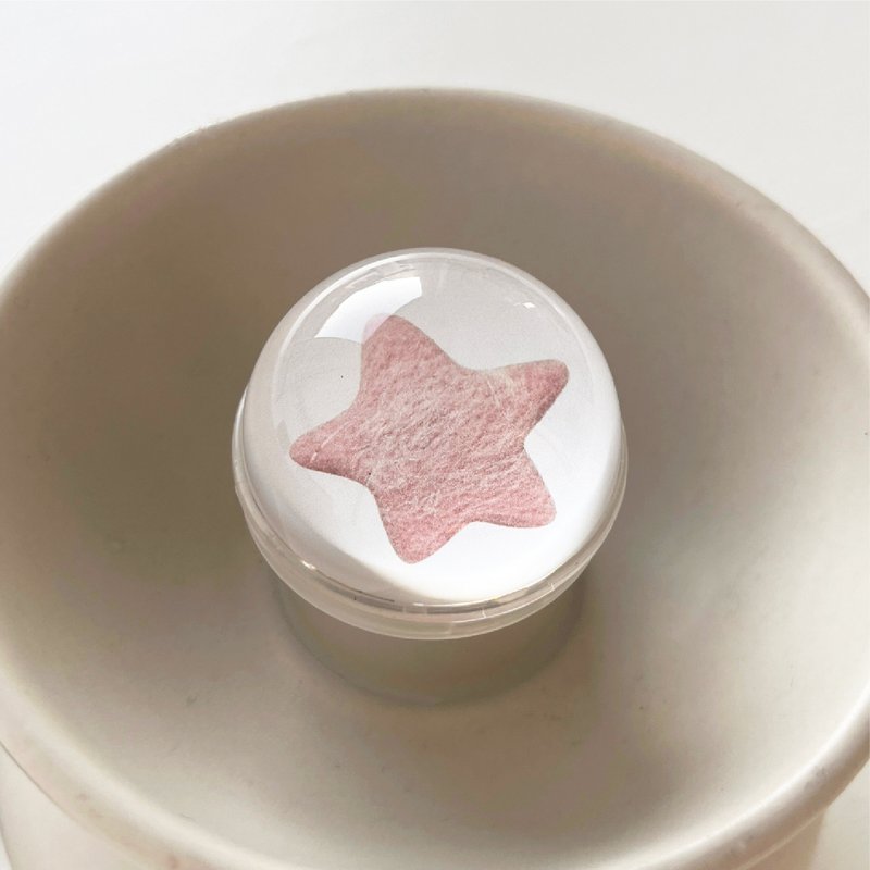 柔软的星形手机握把 - 手机配件 - 压克力 粉红色