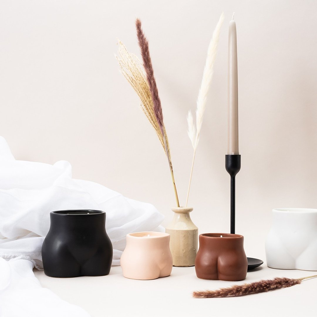 【福利展示品】英国 MÆGEN Curve 蜡烛 - 蜡烛/烛台 - 瓷 多色