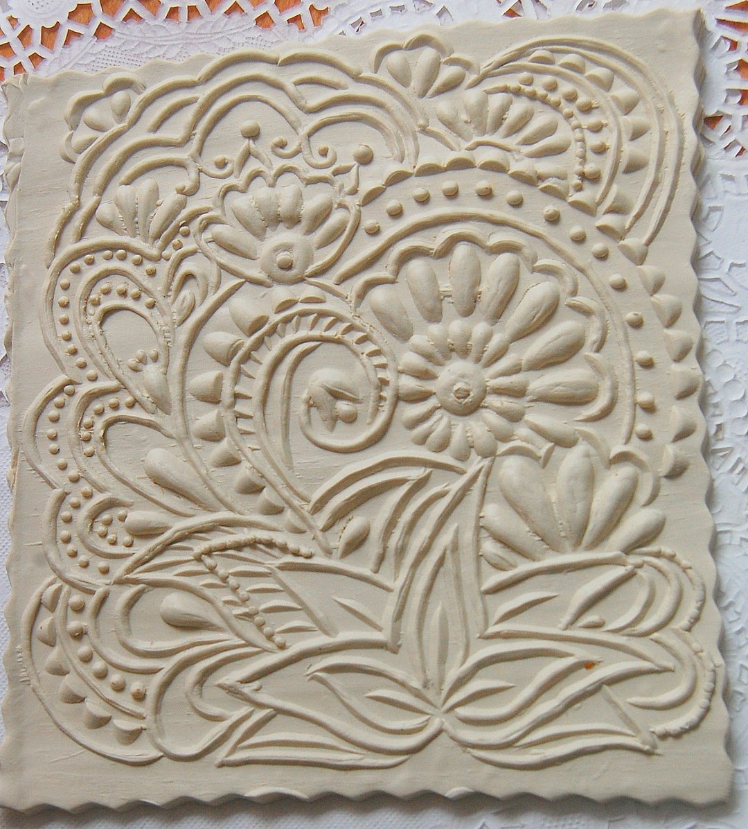 Rolling pin cookie cutter ,rolling pin for embossed cookies, Engraved rolling pi - 厨房家电 - 木头 咖啡色