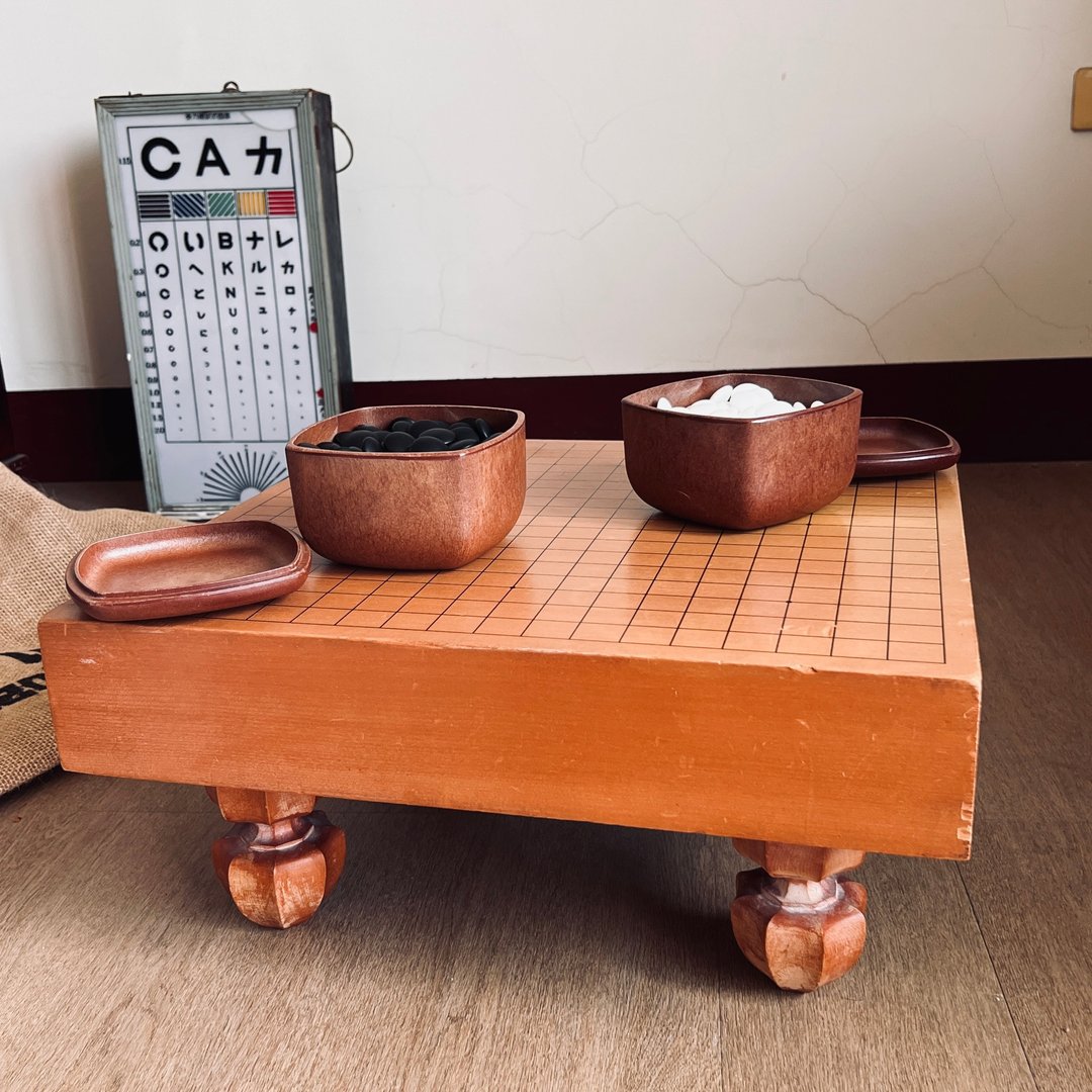 日本昭和实木围棋桌茶桌 - 其他家具 - 木头 咖啡色