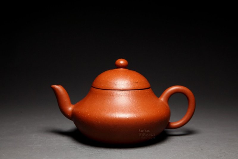 【梨形5】炎黄大地艺术 古法纯手工 摹古系列 小150cc - 茶具/茶杯 - 陶 红色