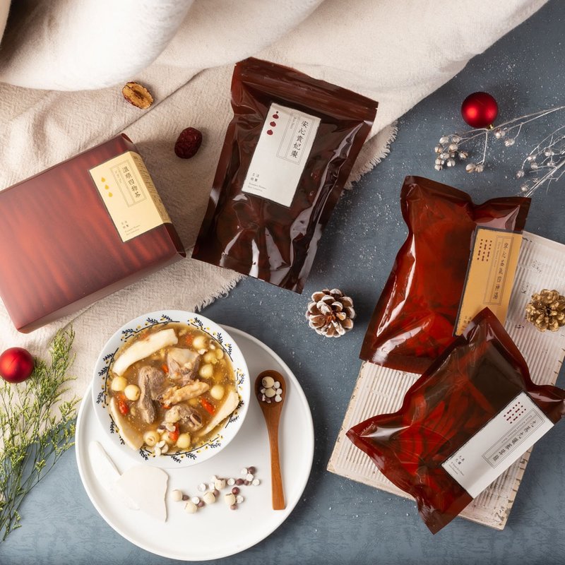 时令进补【红润好气色组】  汉方茶 药膳料理包 大补帖 - 茶 - 新鲜食材 咖啡色