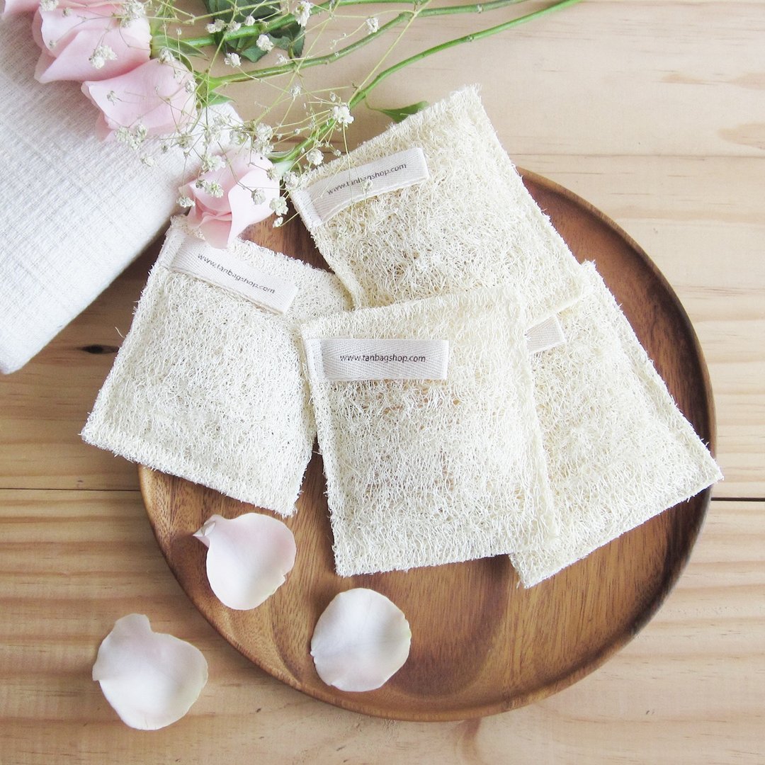 Thai Natural Scent Loofah Bath Mitt / 5pcs per 1 set - 沐浴用品 - 植物．花 