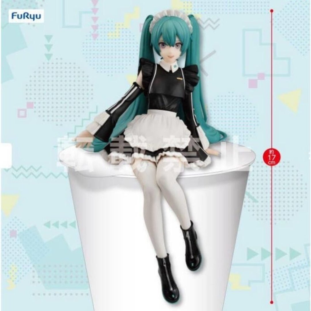【初音未来】 初音未来-运动型女仆 泡面盖公仔 日版景品 - 玩偶/公仔 - 塑料 多色