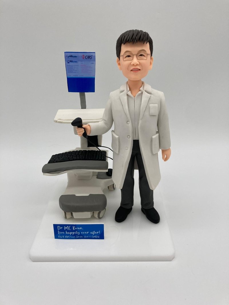 临床医疗仪器 场景 医生礼物 护士人像公仔 荣休礼物 - 陶艺 - 陶 多色