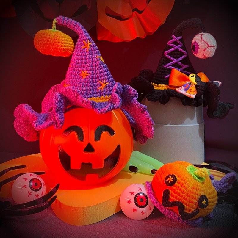 2023万圣节系列帽帽 | 宠物领巾套装 狗猫帽帽 万圣节 搞怪 - 订制抱枕/饰品 - 其他材质 