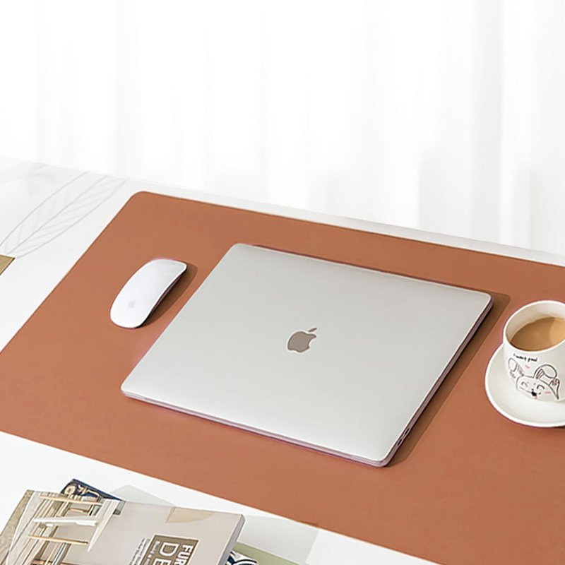 80x40CM欧系简约质感皮革防水桌垫-棕色 - 其他家具 - 防水材质 