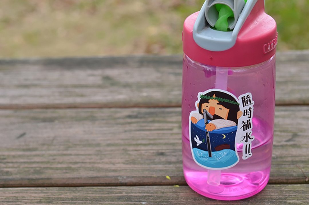 防水贴纸 耶稣关怀系列 - 贴纸 - 纸 白色
