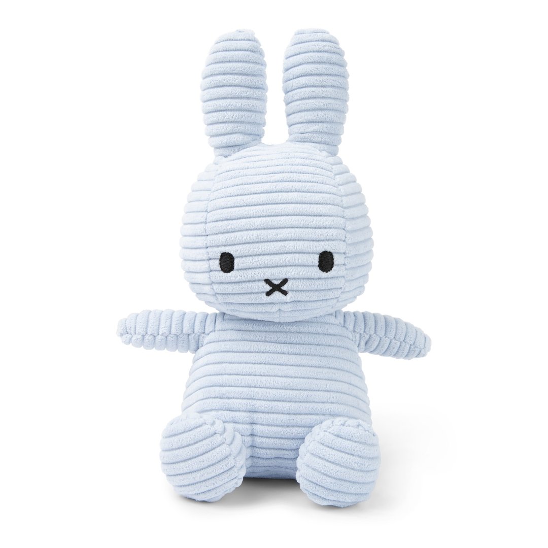 Bon Ton Toys | Miffy 米飞兔 灯芯绒娃娃 冰蓝 23cm - 玩偶/公仔 - 其他材质 蓝色