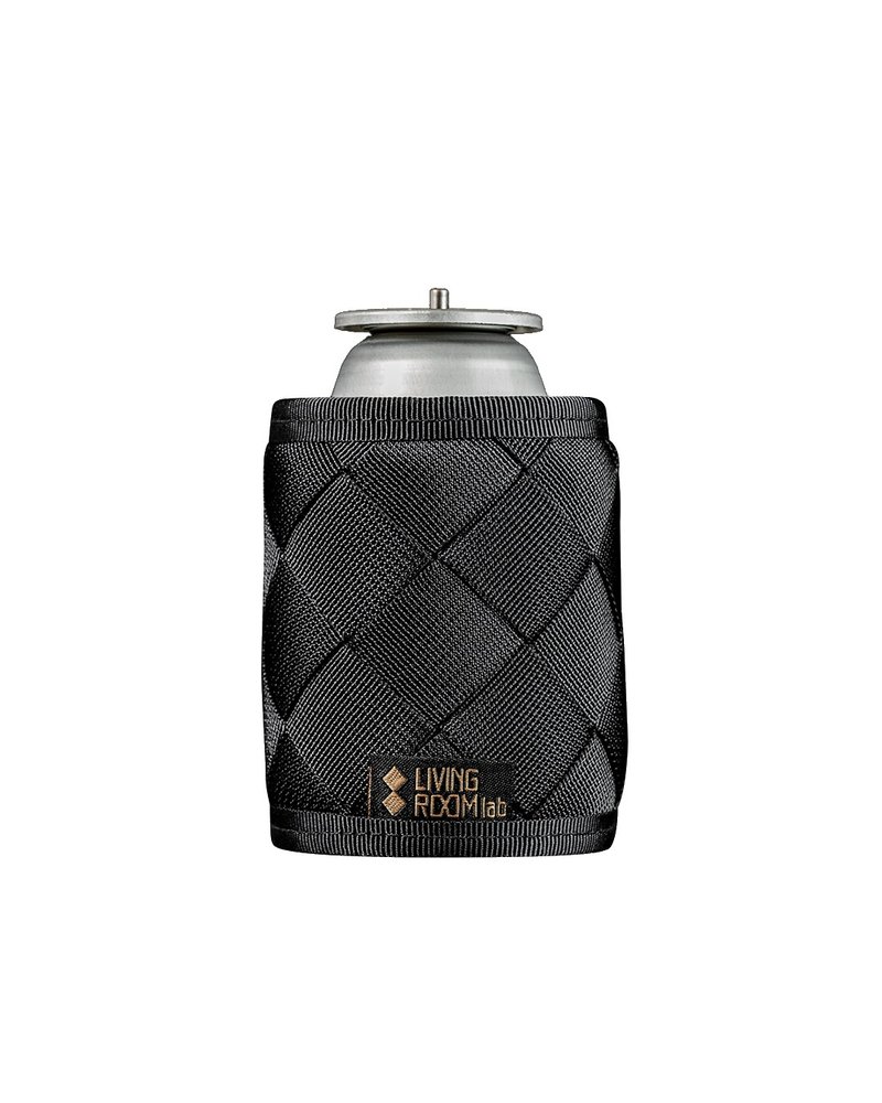 MINI SCEPTER 手工编织 瓦斯罐套 - 露营用品 - 尼龙 黑色