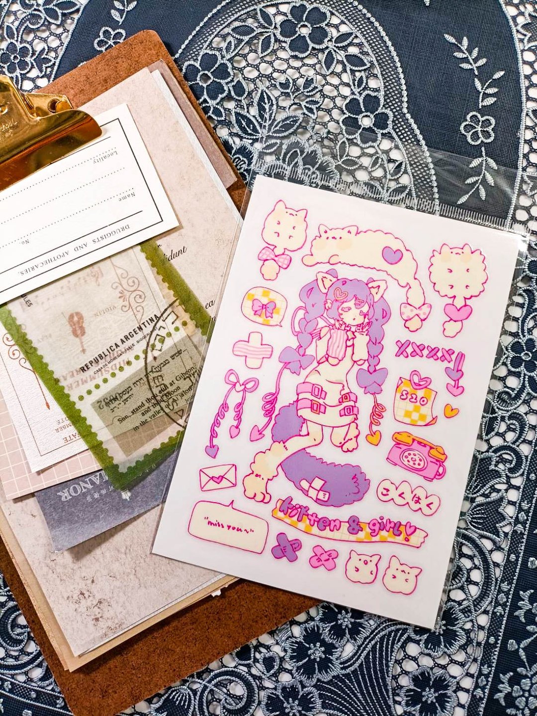 BT057穿搭寶寶_Outfit baby_57/轉印貼紙 - 贴纸 - 塑料 多色