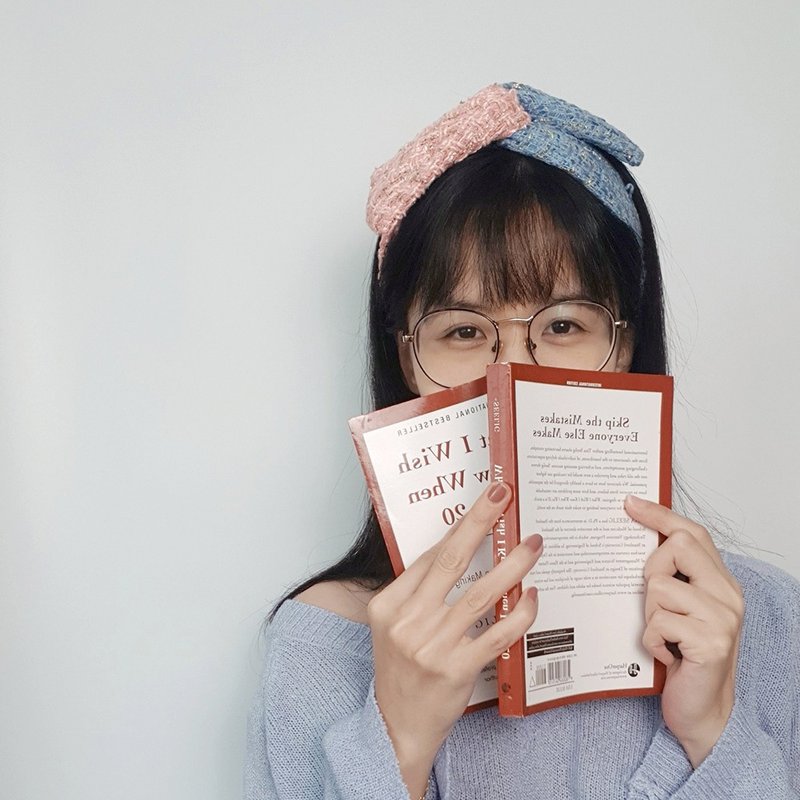 梦幻时光 金葱小香风 铝线款发带 发饰 - 发带/发箍 - 棉．麻 红色