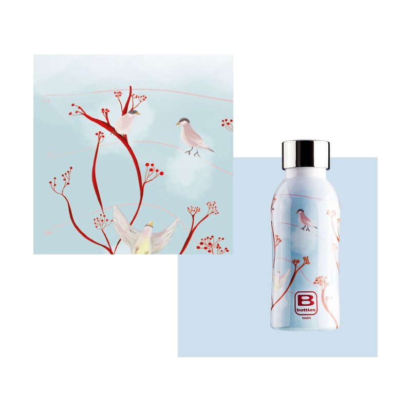 BUGATTI繁华梦追寻保温瓶350ml - 保温瓶/保温杯 - 其他金属 蓝色