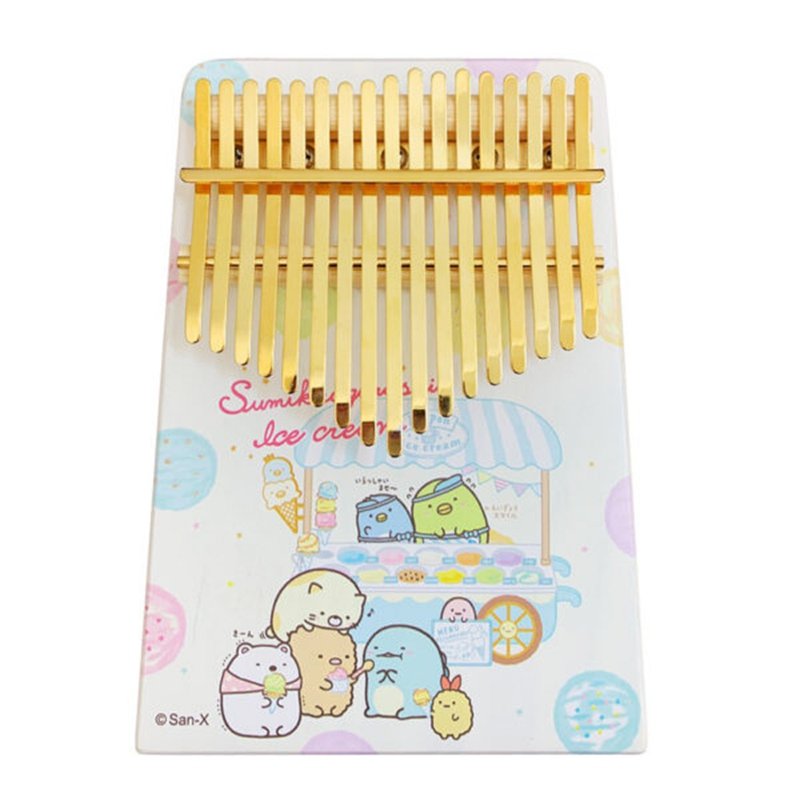 角落小伙伴彩绘冰淇淋卡林巴琴 赠原厂背包+束口袋 - 吉他/乐器 - 木头 卡其色