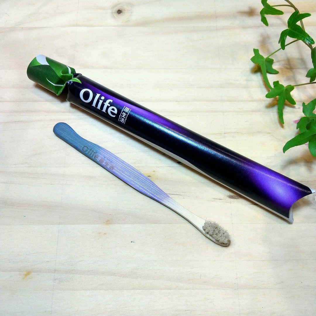 Olife原生活 天然手工儿童竹牙刷【紫茄子】俏皮颜色造型 - 其他 - 竹 