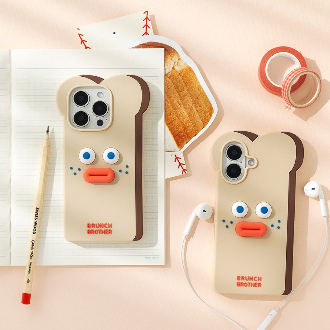 Romane Brunch Brother iPhone 16 硅胶手机壳 - 手机壳/手机套 - 硅胶 
