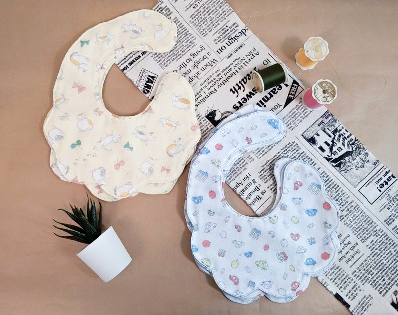 云朵造型口水巾/围兜 - 围嘴/口水巾 - 棉．麻 多色