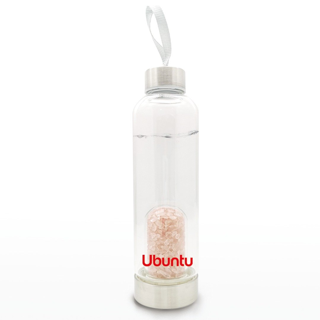 UBUNTU | 水晶水瓶 | 让水回到 最原始的状态 艳红 - 水瓶/水壶 - 玻璃 红色