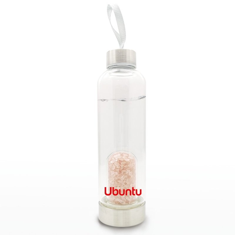 UBUNTU | 水晶水瓶 | 让水回到 最原始的状态 艳红 - 水瓶/水壶 - 玻璃 红色