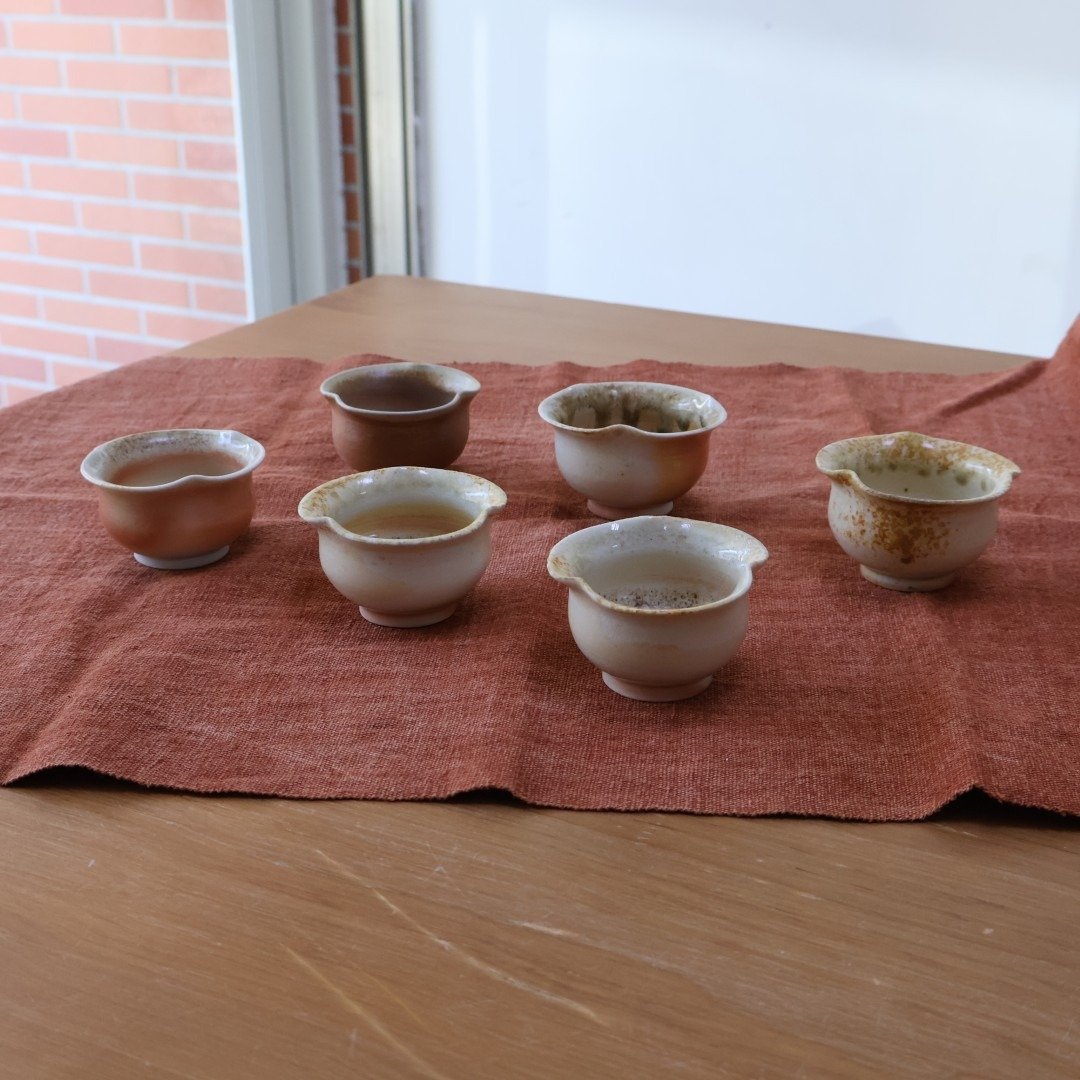 花苞杯 柴烧陶手工茶杯 - 茶具/茶杯 - 陶 粉红色