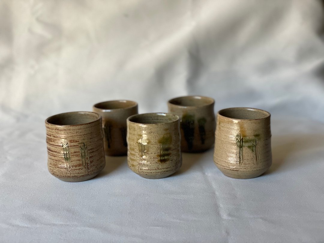 Yunomi Yabane - 茶具/茶杯 - 陶 咖啡色