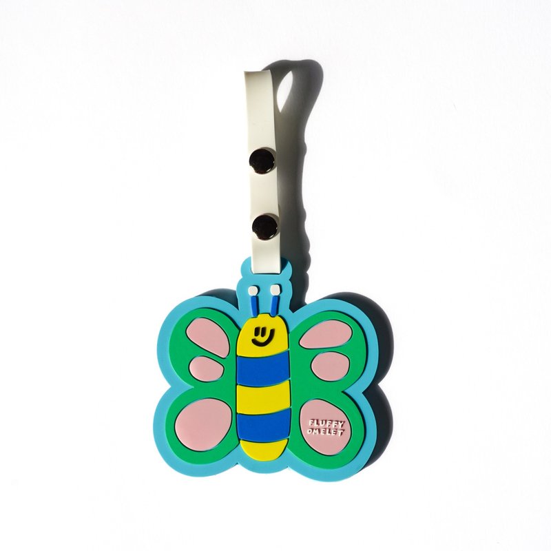 蝴蝶造型识别证挂牌 (橡胶) - 行李吊牌 - 橡胶 多色