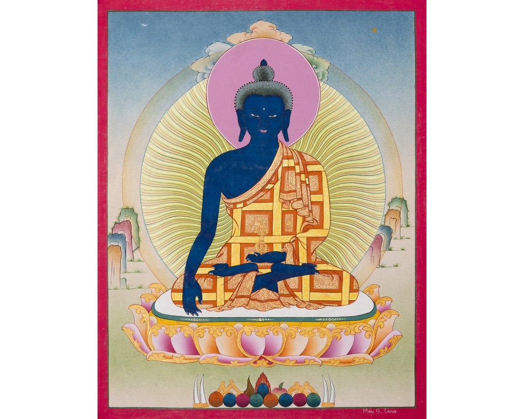精美的米杜克巴唐卡画  发现精神艺术 - 墙贴/壁贴 - 其他材质 多色